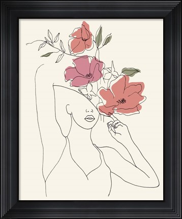 Framed Blooming II Print