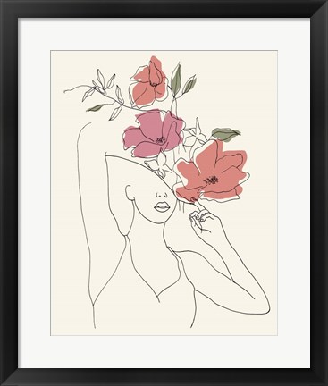 Framed Blooming II Print