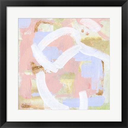 Framed Champagne Blush I Print