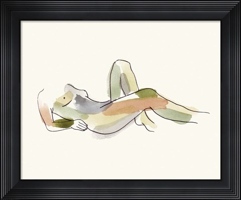 Framed Nude I Print