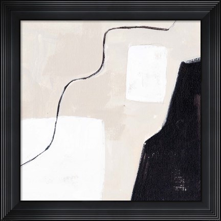 Framed Beach Bricks II Print
