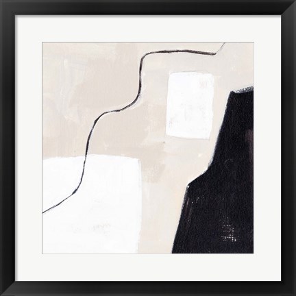 Framed Beach Bricks II Print
