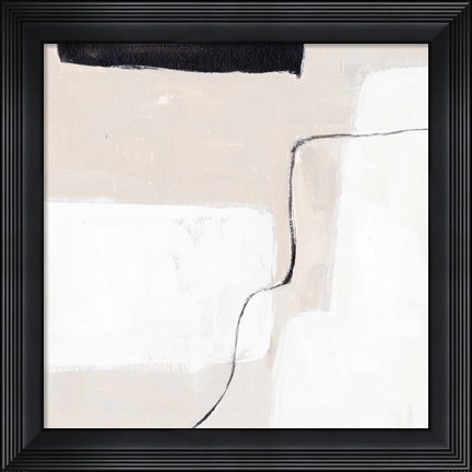 Framed Beach Bricks III Print