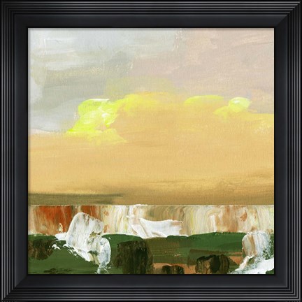 Framed Wetland Sunrise I Print
