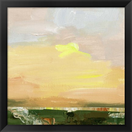 Framed Wetland Sunrise II Print