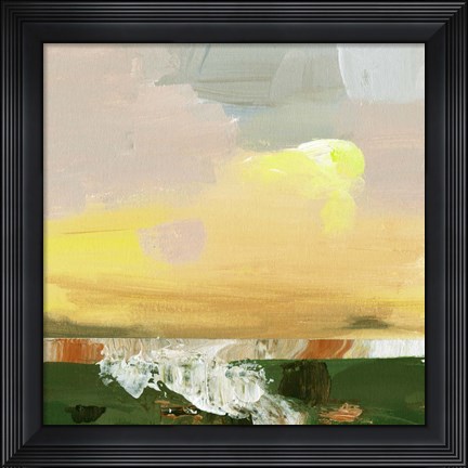 Framed Wetland Sunrise III Print