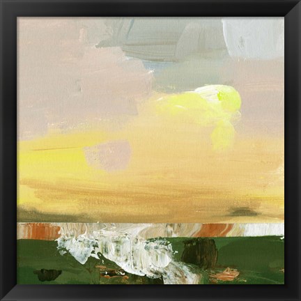 Framed Wetland Sunrise III Print