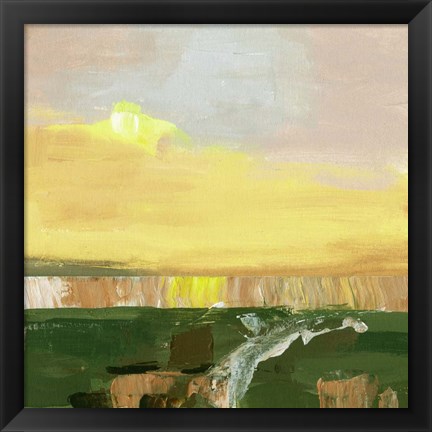 Framed Wetland Sunrise IV Print