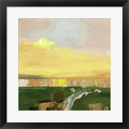 Framed Wetland Sunrise IV Print