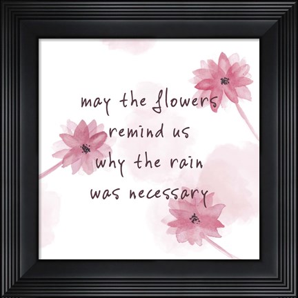 Framed Summer Quote I Print
