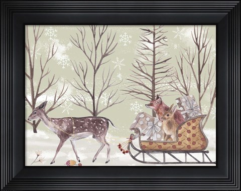 Framed Christmas Time II Print