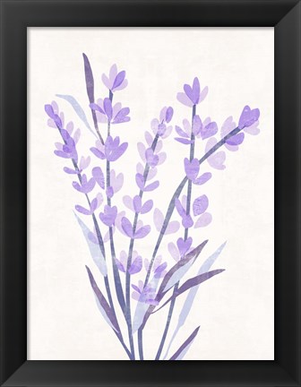 Framed Lavender Land I Print