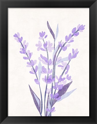 Framed Lavender Land II Print