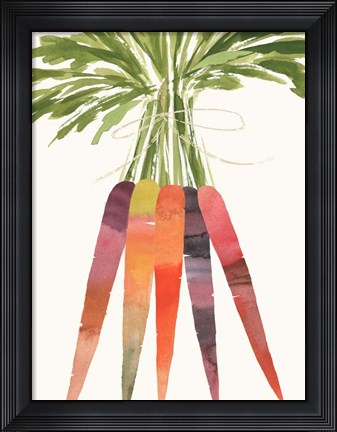 Framed Vibrant Bunch I Print