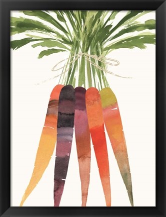 Framed Vibrant Bunch II Print