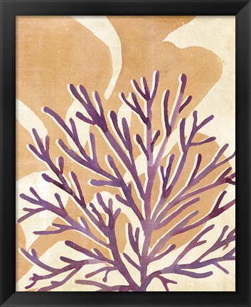 Framed Chromatic Sea Tangle II Print