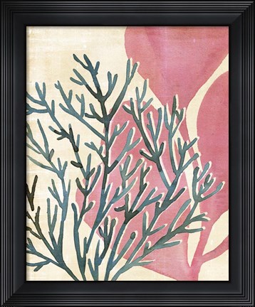 Framed Chromatic Sea Tangle III Print