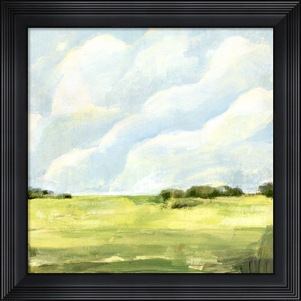 Framed Open Fields I Print