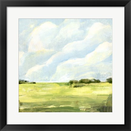 Framed Open Fields I Print