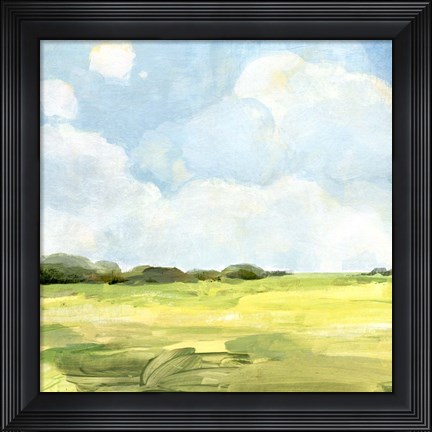 Framed Open Fields II Print