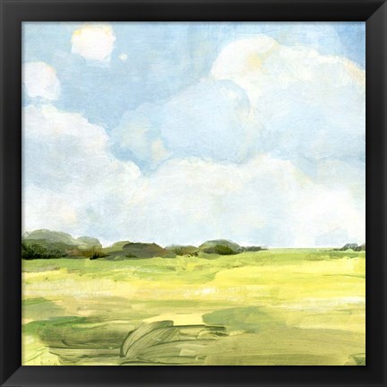 Framed Open Fields II Print