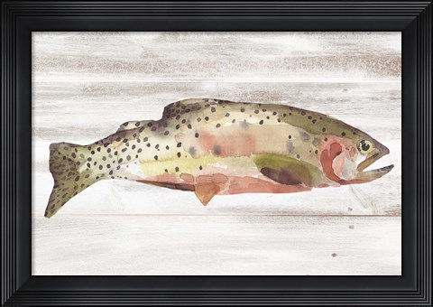 Framed Spotted Trout II Print