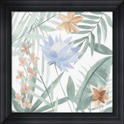 Framed Tropical Welcome I Print