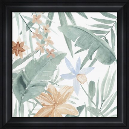Framed Tropical Welcome II Print