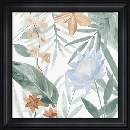 Framed Tropical Welcome IV Print