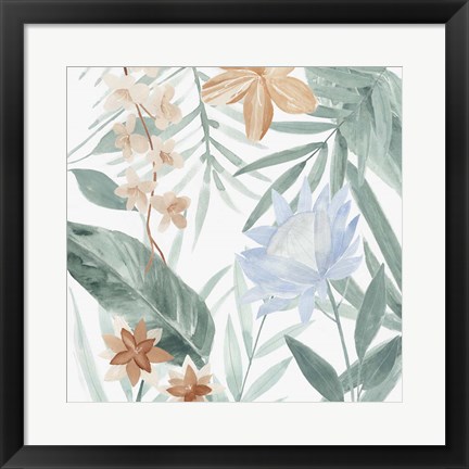 Framed Tropical Welcome IV Print