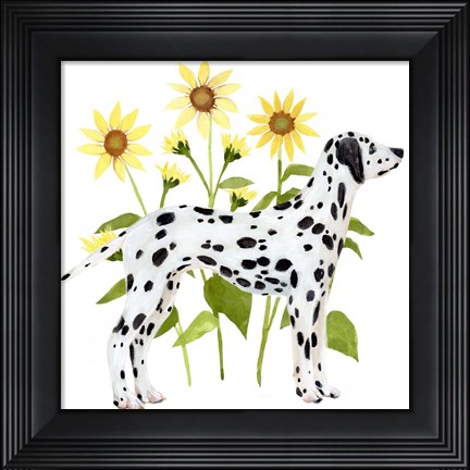 Framed Garden Trot I Print