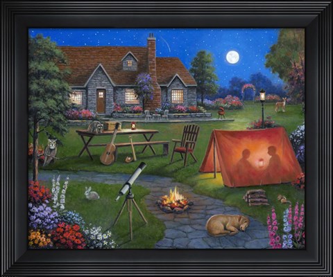 Framed Kids Night Out Print