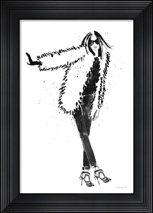 Framed Uptown Fashion II Print