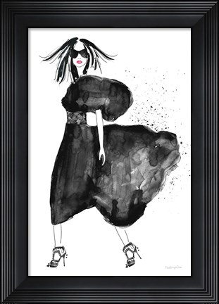 Framed Uptown Fashion I Print