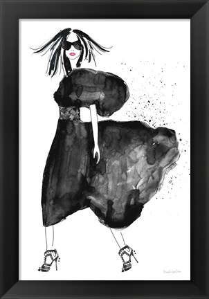 Framed Uptown Fashion I Print