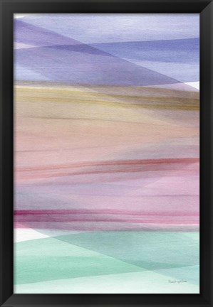 Framed Soft Summer II Warm Print