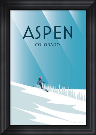 Framed Aspen Print