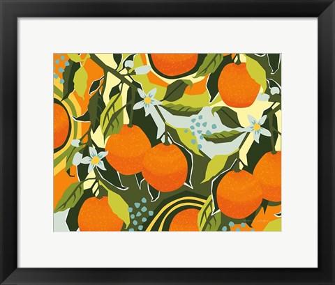 Framed Sweet Clementine I Print