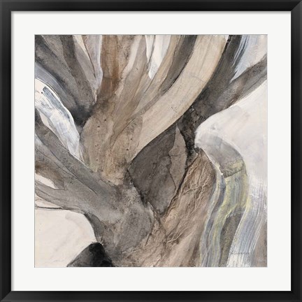 Framed Driftwood I Print