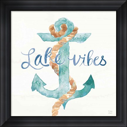 Framed Lake Love V Print