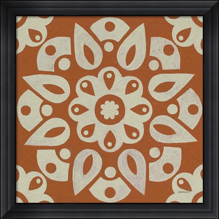 Framed Terra Cotta Tile IV Print