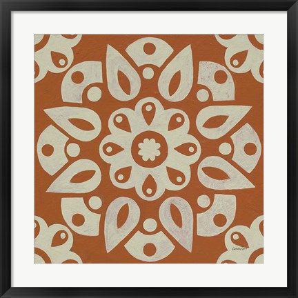 Framed Terra Cotta Tile IV Print