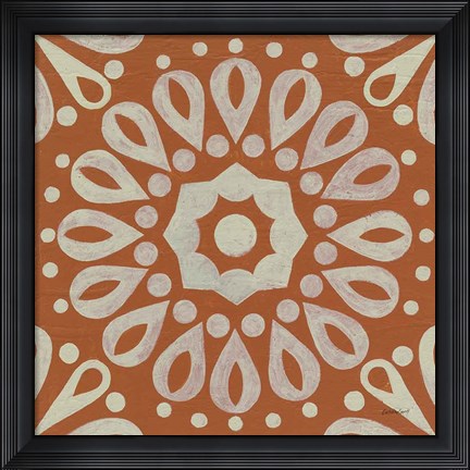 Framed Terra Cotta Tile III Print