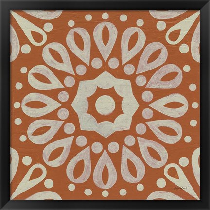 Framed Terra Cotta Tile III Print