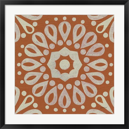 Framed Terra Cotta Tile III Print