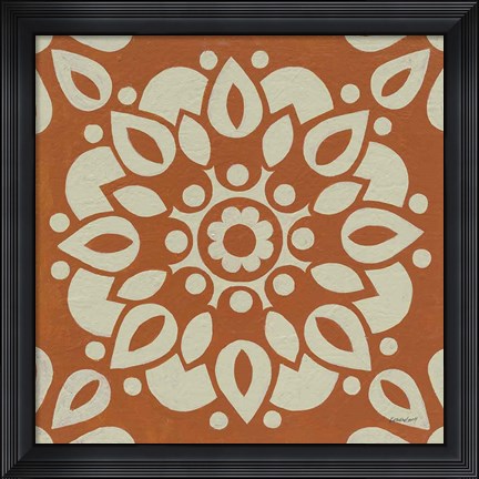 Framed Terra Cotta Tile II Print