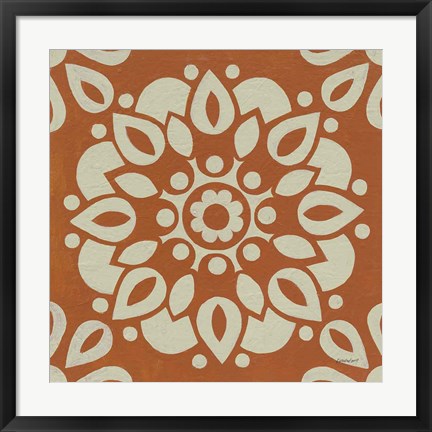 Framed Terra Cotta Tile II Print