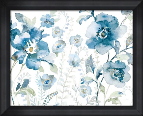 Framed Blues of Summer XII Print