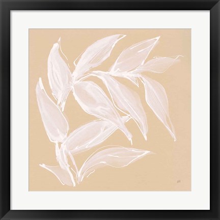 Framed Leaf Study VI Print