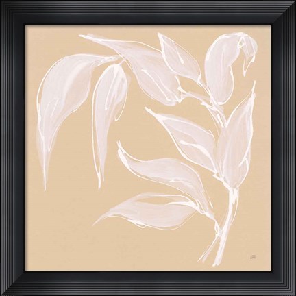 Framed Leaf Study V Print